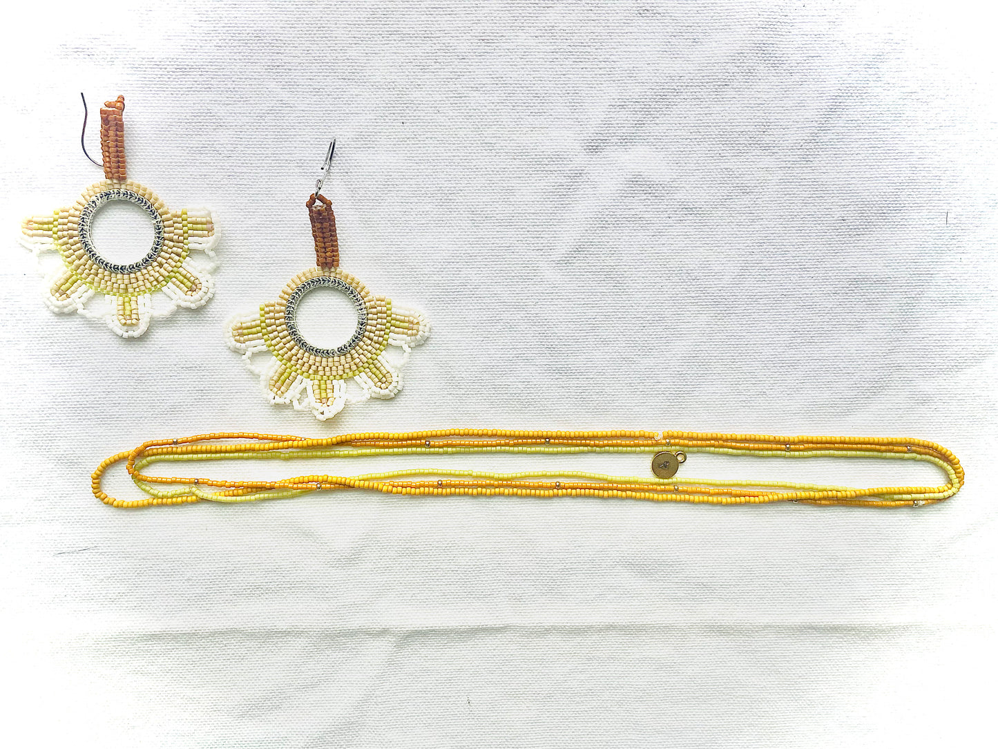 23 Stretchy set-Chartreuse and Mustard