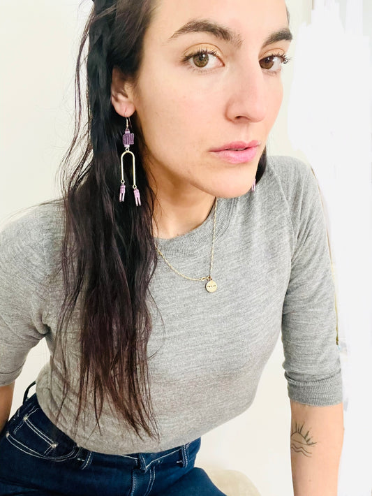 V multi tiered hanging fruit