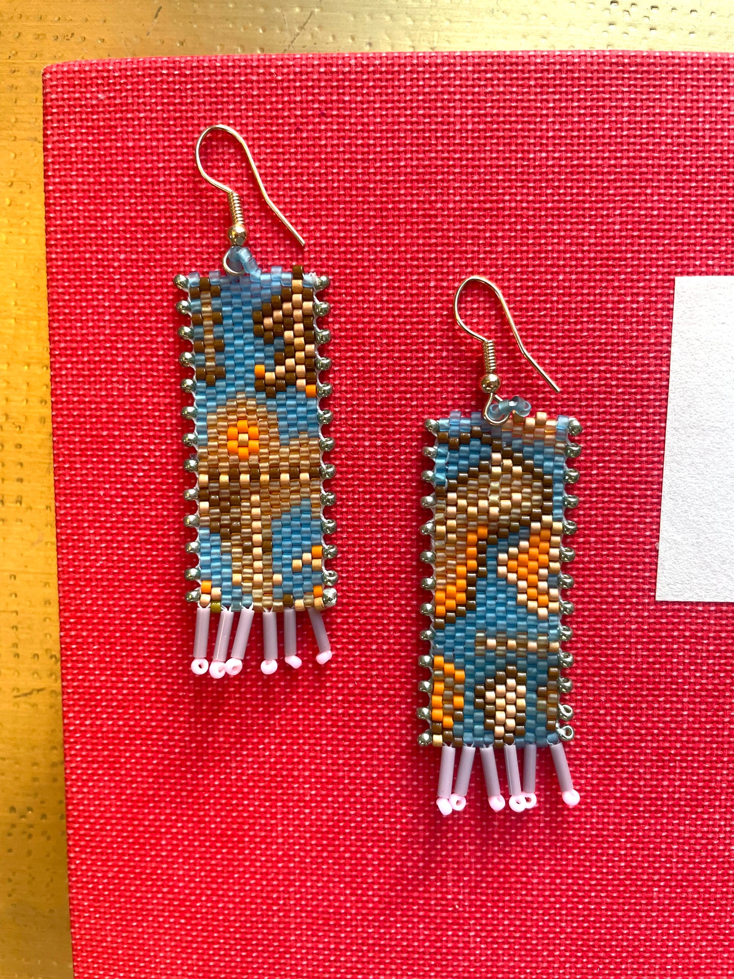 V boho abstract print