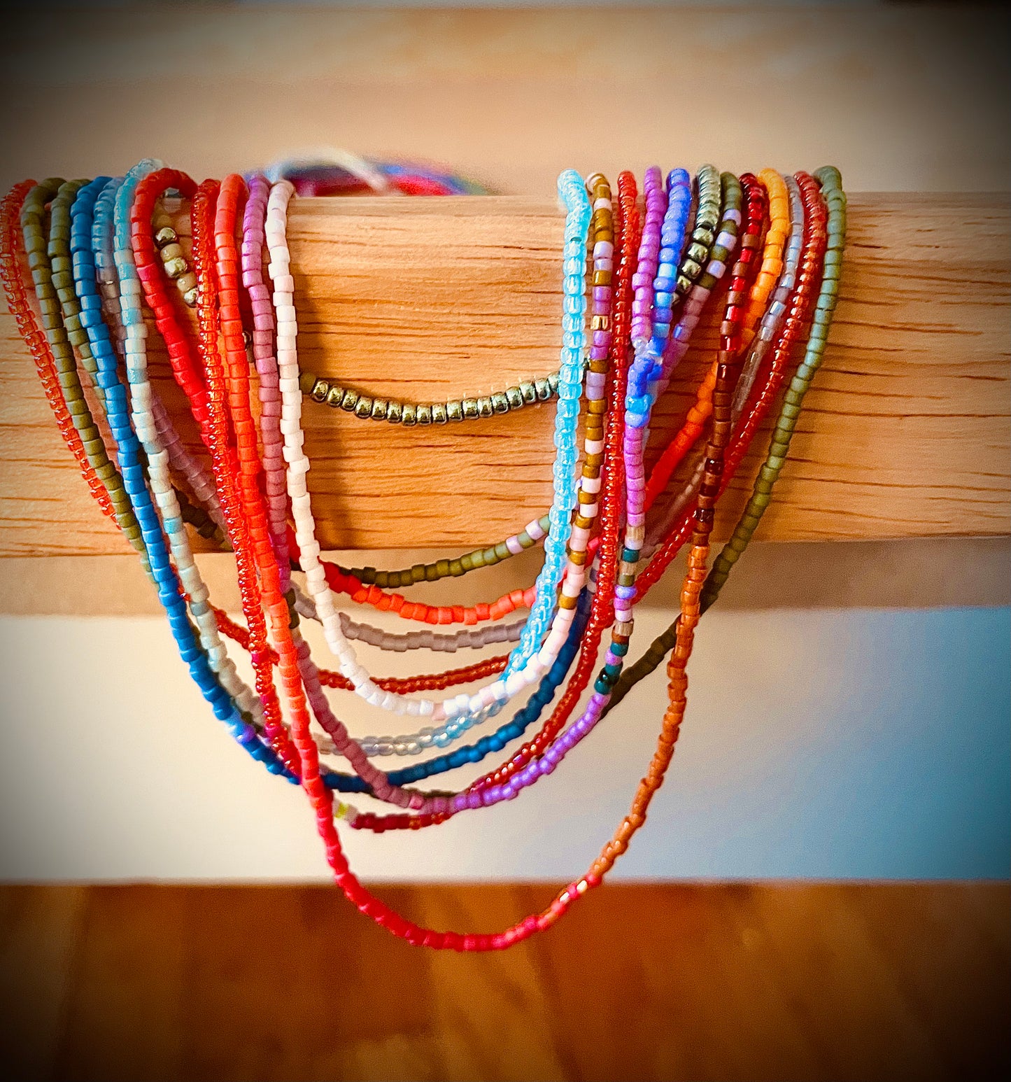 Stretchy stacks- Individual necklace
